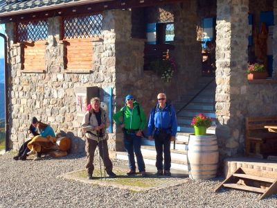 023-Die Bergsteiger an der Graffer-Huette